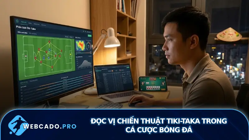 Đọc vị chiến thuật Tiki-Taka trong cá cược bóng đá