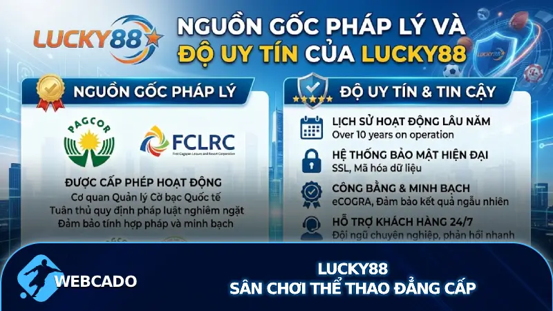 Nguồn Gốc Pháp Lý Và Độ Uy Tín Của Lucky88